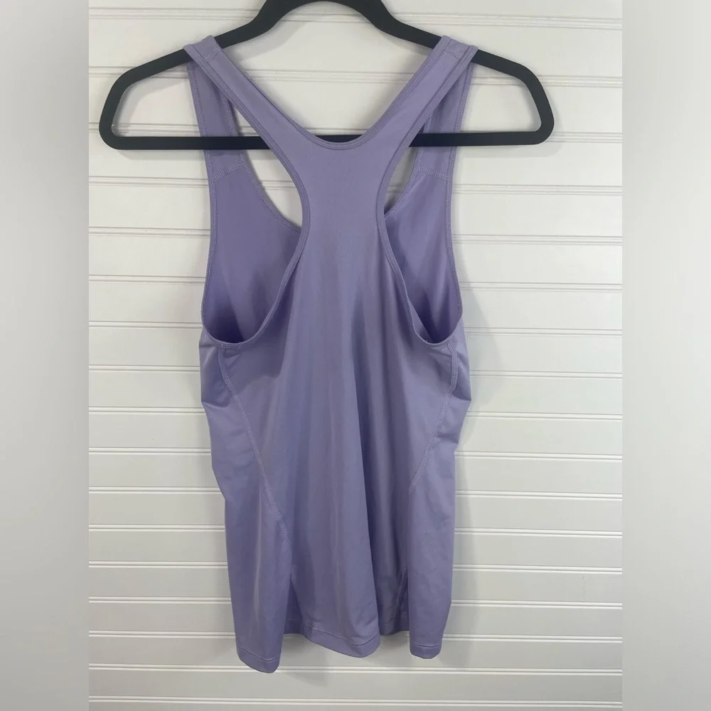 Nike Lavender Athletic Racerback Mesh Fitted Tank Top Medium Women’s EUC - Picture 7 of 8